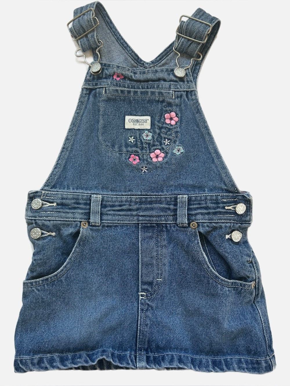 Toddler Size 4 Vintage OshKosh Denim Jumper